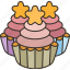 cupcakes, cake, cream, dessert, confectionery 