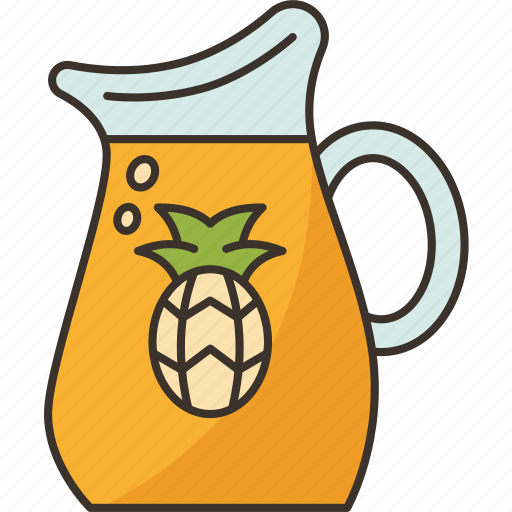 Juice, pineapple, drink, refreshment, pitcher icon - Download on Iconfinder