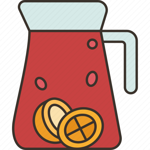 Sangria, strawberry, mocktail, cocktail, beverage icon - Download on Iconfinder