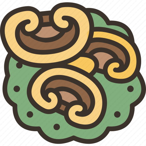 Prosciutto, pinwheels, pastry, cheese, appetizer icon - Download on Iconfinder