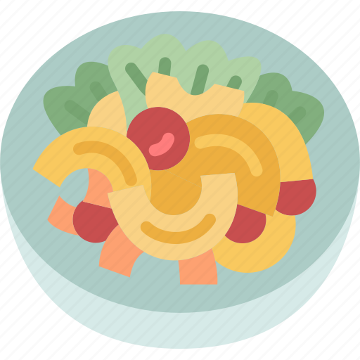 Salad, macaroni, pasta, vegan, cuisine icon - Download on Iconfinder