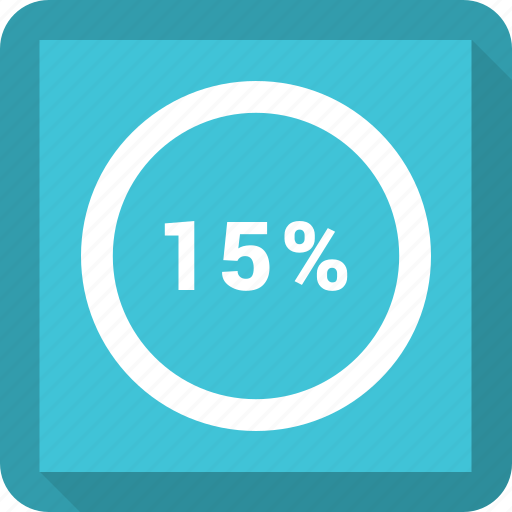 Fifteen, percent, rate, revenue icon - Download on Iconfinder