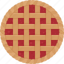 pie, pastry, bakery, sweet, food, strawberry, cranberry, cherry
