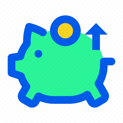 Bank, coin, piggy, save, saving, up icon - Download on Iconfinder