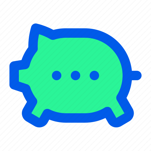 Bank, dots, piggy, save, saving icon - Download on Iconfinder