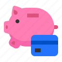 bank, card, credit, debit, piggy, save, saving