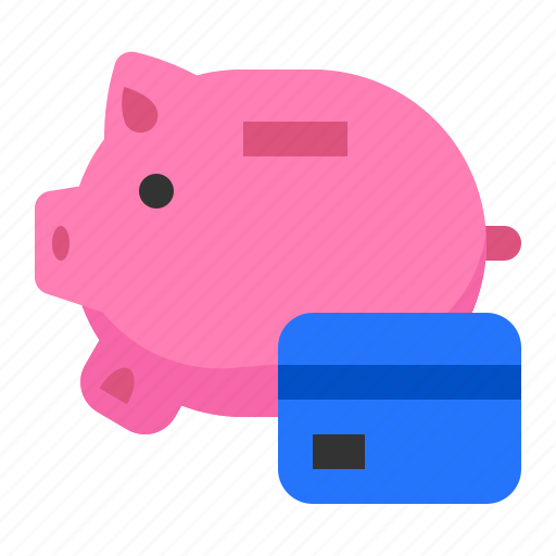 Bank, card, credit, debit, piggy, save, saving icon - Download on Iconfinder