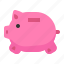 bank, money, piggy, save, saving 