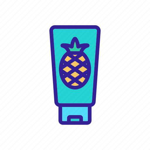 Cream, exotic, fruit, leaves, piece, pinapple, pineapple icon - Download on Iconfinder