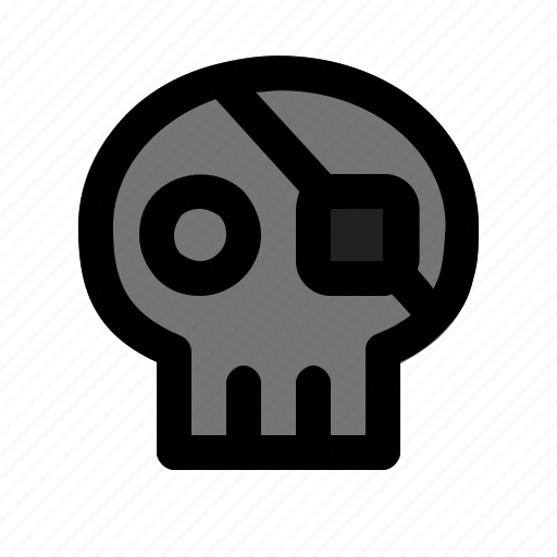 Bone, head, pirate, scary, skull icon - Download on Iconfinder