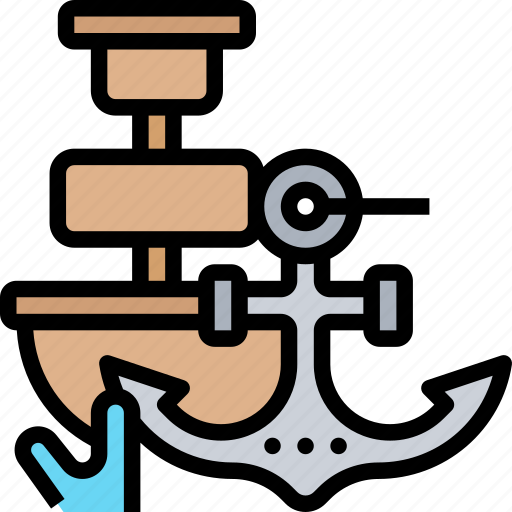 Anchor, ship, nautical, sail, maritime icon - Download on Iconfinder