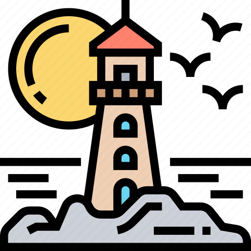 Lighthouse, beacon, signal, coast, nautical icon - Download on Iconfinder