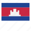 flag, country, game, nintendo, cambodia, asia, gaming, map, pixelart 