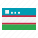 flag, country, game, nintendo, uzbekistan, asia, gaming, map, pixelart