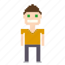 avatar, boy, male, man, person, pixels