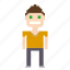avatar, boy, male, man, person, pixels 