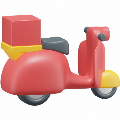 Delivery, box, vehicle, shipping 3D illustration - Download on Iconfinder
