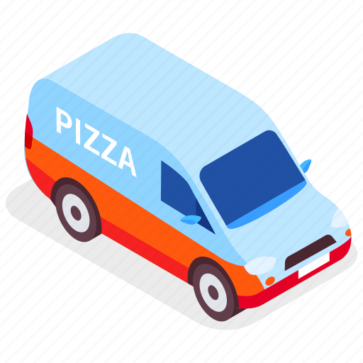 Delivery, van, pizza, truck icon - Download on Iconfinder