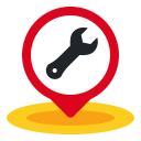 car, repair, tool, maps, location, placeholder, pin