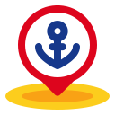 dock, sailing, maps, location, placeholder, pin