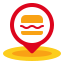 fast, food, eating, maps, location, placeholder, pin 