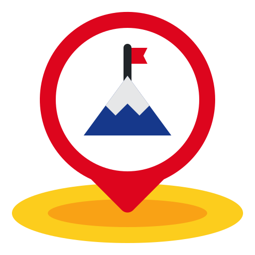 Mountain, range, maps, location, placeholder, pin icon - Free download