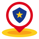 police, station, maps, location, placeholder, pin