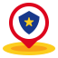 police, station, maps, location, placeholder, pin 