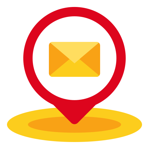 Post, office, mail, maps, location, placeholder, pin icon - Free download