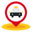 taxi, stop, maps, location, placeholder, pin 