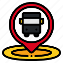 bus, stop, maps, location, placeholder, pin