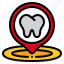 dentist, dental, care, maps, location, placeholder, pin 