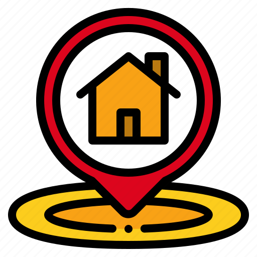 House, home, maps, location, placeholder, pin icon - Download on Iconfinder