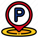 parking, car, maps, location, placeholder, pin