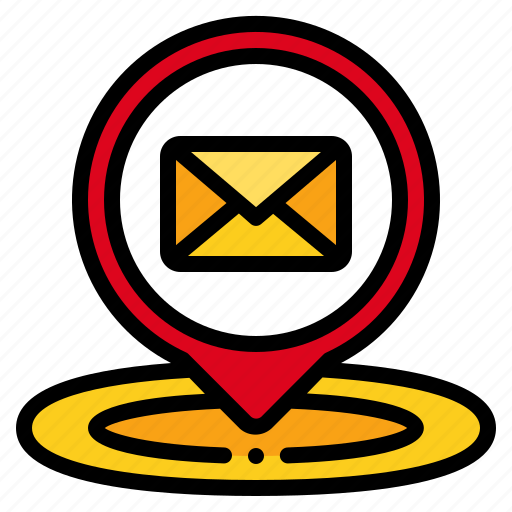 Post, office, mail, maps, location, placeholder, pin icon - Download on Iconfinder