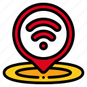 wifi, internet, maps, location, placeholder, pin