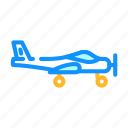 tricycle, gear, airplane, aircraft, plane, flight