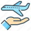 services, plane, service, hand, services on board 