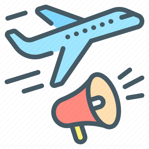 Tours, roadshows, plane, promotion icon - Download on Iconfinder