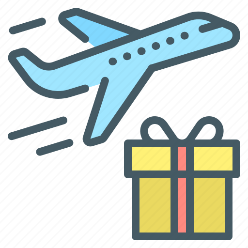 Travel, package, plane, gift, travel package, box icon - Download on Iconfinder