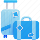 travel, suitcase, travel suitcase, bag, luggage, baggage, tourist, travel bag, traveling 