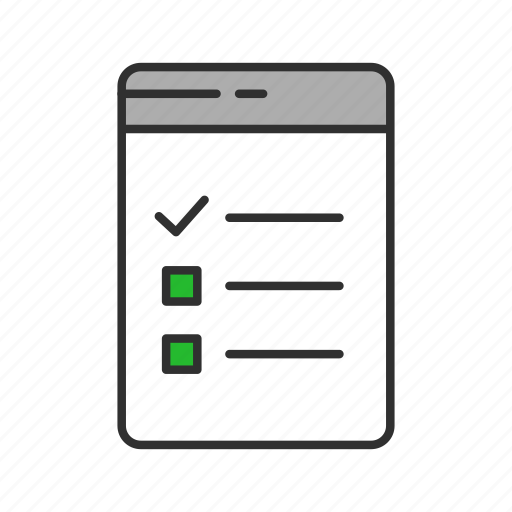 Checklist, menu, note, table icon - Download on Iconfinder