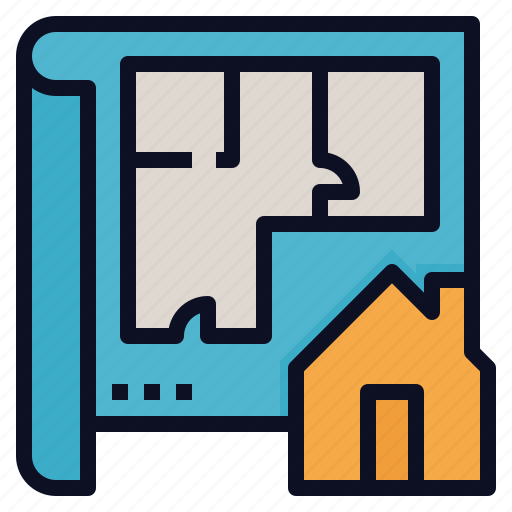 Estate, floor, house, plan, real icon - Download on Iconfinder