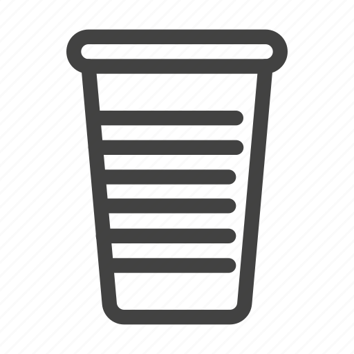 Cup, disposable, glass, plastic, tableware icon - Download on Iconfinder