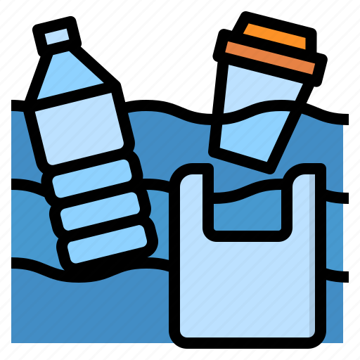 Bottle, garbage, plastic, pollution, water icon - Download on Iconfinder