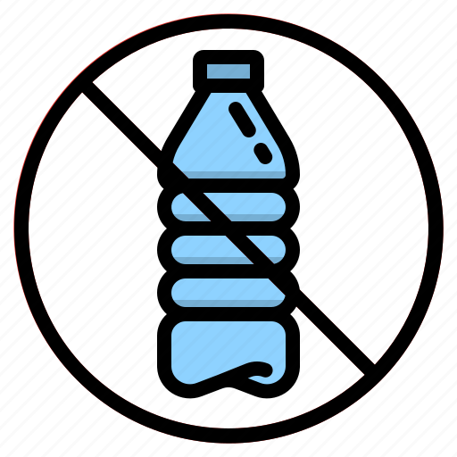 Bottles, ecology, environment, no, plastic icon - Download on Iconfinder