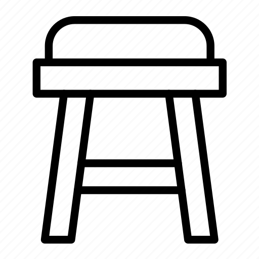 Stool, chair, seat, plastic stool, bar stool icon - Download on Iconfinder
