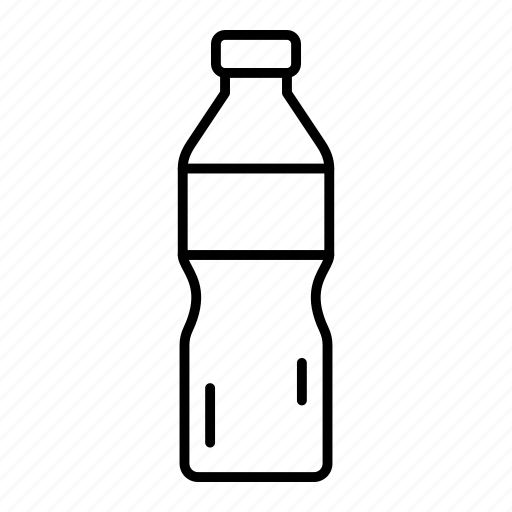 Water bottle, plastic bottle, water, bottled, hydrate, drink icon - Download on Iconfinder