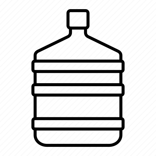 Water gallon, distilled, mineral, fresh, dispenser, can icon - Download on Iconfinder