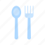 cutlery, fork, knife, dinner, eat, food, restaurant, spoon 